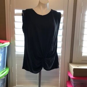 Universal Thread Black Twist Front Tank Top